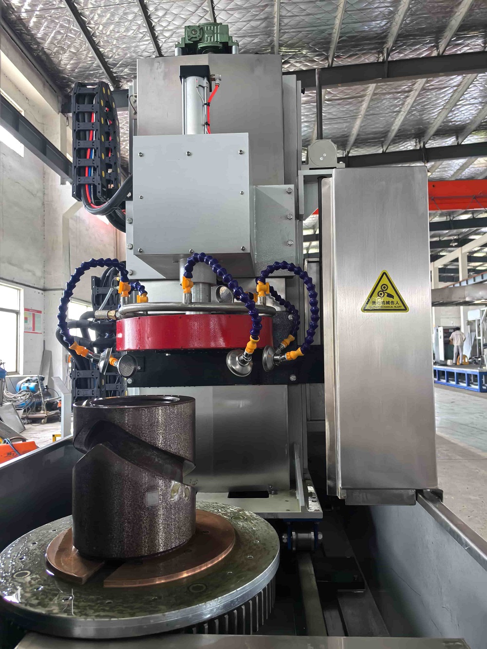 Industrial vertical MPI machine for quality control and defect detection