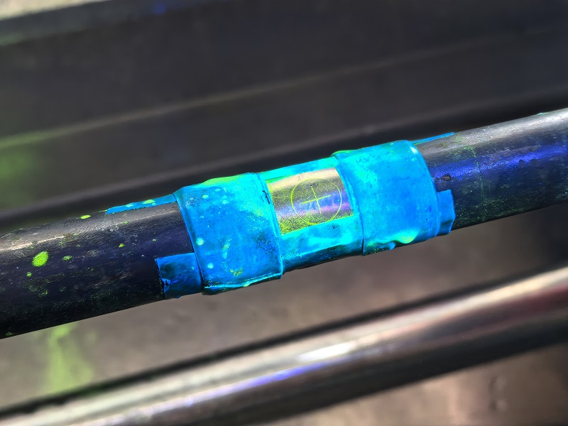 Industrial application of magnetic particle inspection machine for shafts