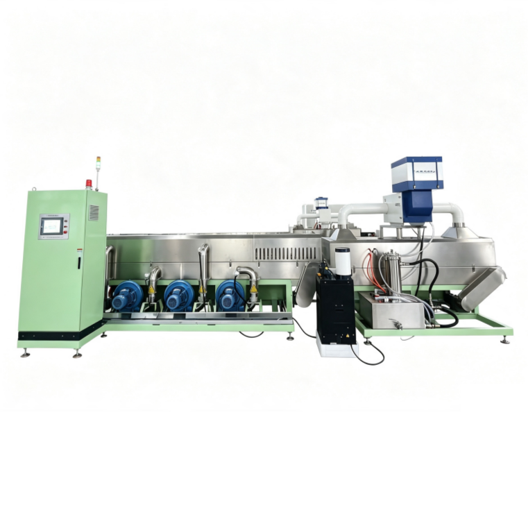 Automatic Track Link Drying and Oiling Machine