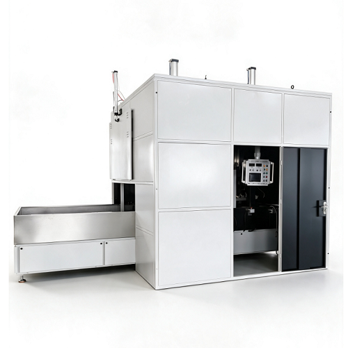 Double station fluorescent magnetic particle inspection machine for bearing rings